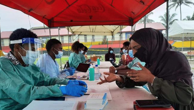Fiji covid health workers