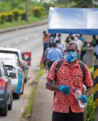 Fiji health workers 110621