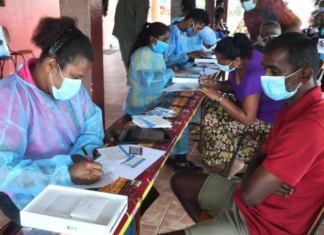 Fiji health workers