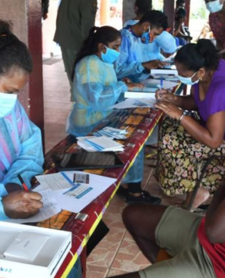 Fiji health workers