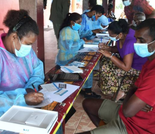 Fiji health workers