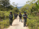 Indonesian soldiers on patrol in West Papua