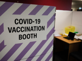 A NZ covid vaccination booth 140621