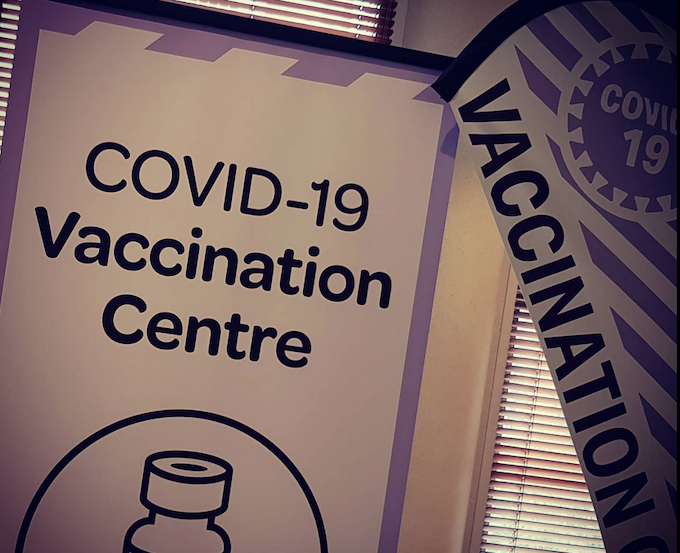 NZ covid vaccination centre at the Atrium, Auckland