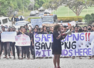 UPNG female student vice-president Nancy Poglau