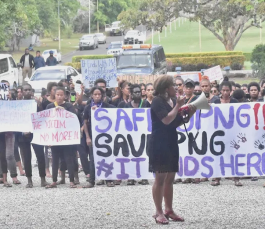 UPNG female student vice-president Nancy Poglau