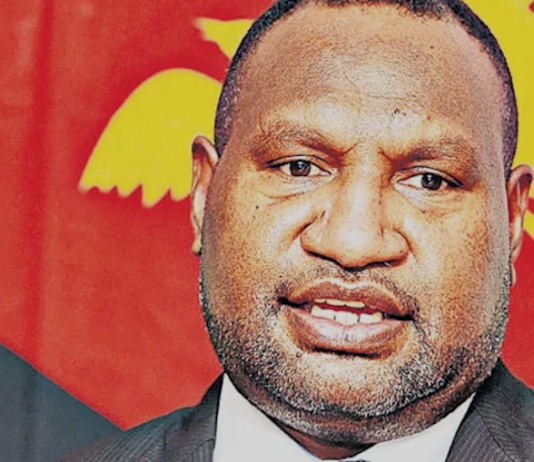 PNG Prime Minister James Marape 120621