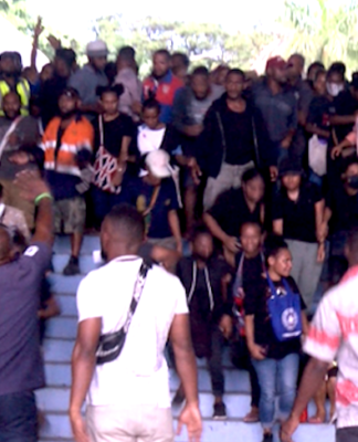 Protest against sexual harassment at UPNG
