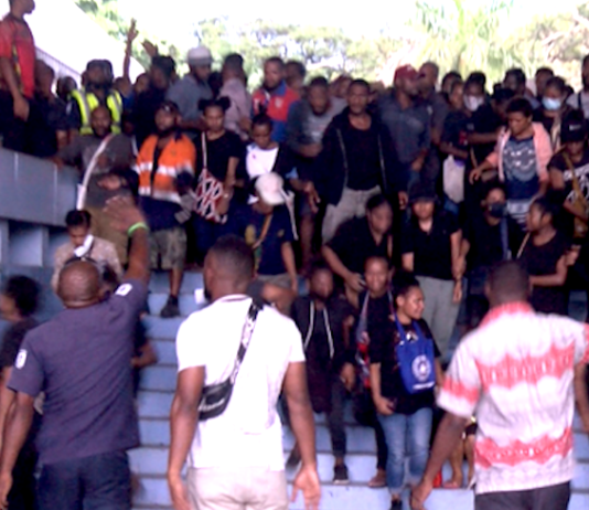 Protest against sexual harassment at UPNG