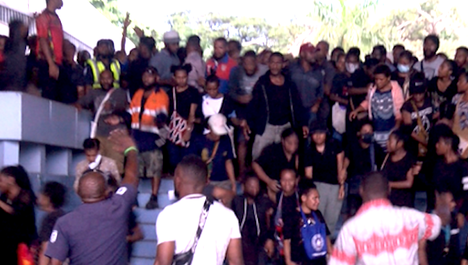 Protest against sexual harassment at UPNG