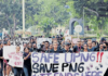 UPNG harassment protest 190621