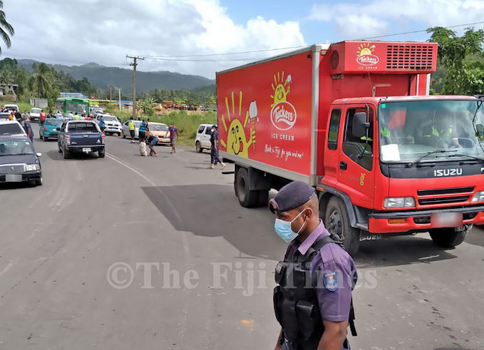 Sawani containment border, Fiji 170621