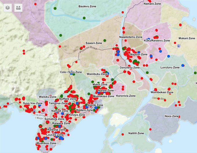 Suva covid clusters 230621