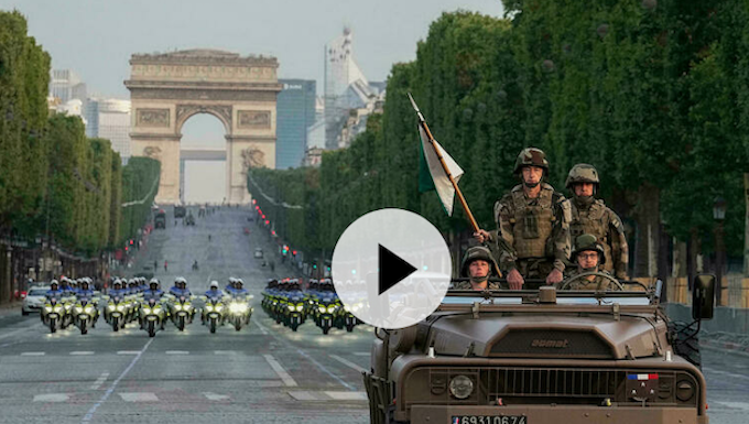 Bastille Day rehearsal