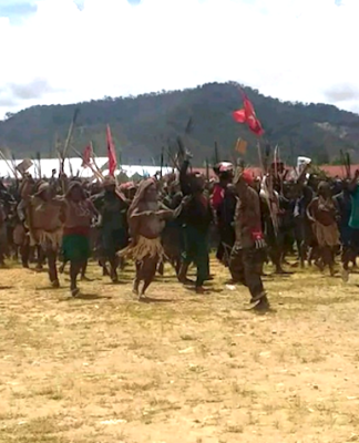 Dogiyai regency, Papua, protest