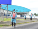 Security officers at Fiji's FEMAT field hospital
