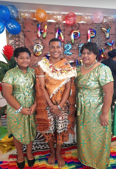 Suliana Bulavakarua and family