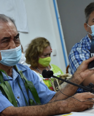 Temaru calls for massive turnout for Mā’ohi Lives Matter nuclear-free rally Oscar Temaru and the book Toxique
