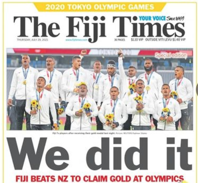 Sevens Gold FTimes 680wide Fiji Times Olympic Gold