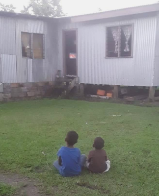 Young Fiji sevens fans