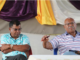 Leading opposition MP Biman Prasad and former prime minister Sitiveni Rabuka