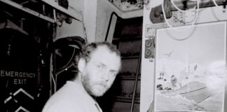 Davey Edward in RW workshop 1985