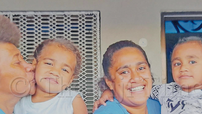 Fiji sevens captain Jerry Tuwai's family