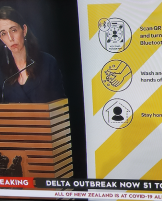 NZ Prime Minister Jacinda Ardern 210821