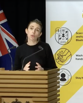 NZ Prime Minister Jacinda Ardern