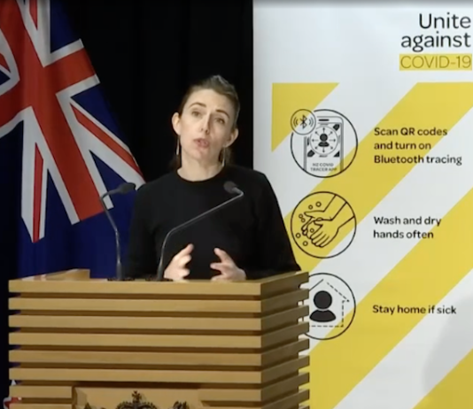 NZ Prime Minister Jacinda Ardern