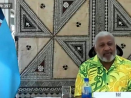 Incoming Pacific Islands Forum chair Voreqe Bainimarama 2021
