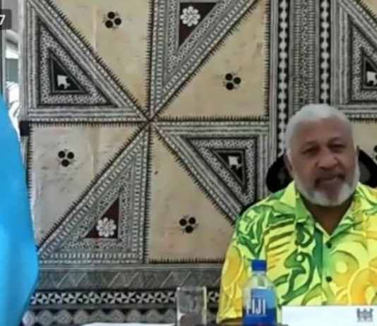 Incoming Pacific Islands Forum chair Voreqe Bainimarama 2021
