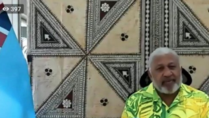 ‘We’re sorry,’ Pacific Forum chair tells Micronesia over SG post Incoming Pacific Islands Forum chair Voreqe Bainimarama 2021