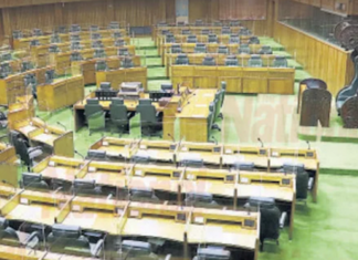 Papua New Guinea's empty Parliament