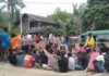 Peaceful protesters supporting the Papuan People's Petition confront Indonesian police