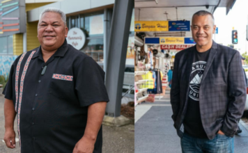 ‘God bless them’ – church in covid cluster brushes off racist abuse Auckland councillors Alf Flilipaina (left) and Fa'anana Efeso Collins