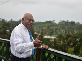 Former Fiji PM Sitiveni Rabuka