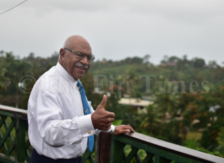 Former Fiji PM Sitiveni Rabuka