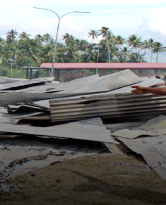 PNG teacher helpless as vandals fire ravages Takubar classrooms Takubar School destroyed by fire