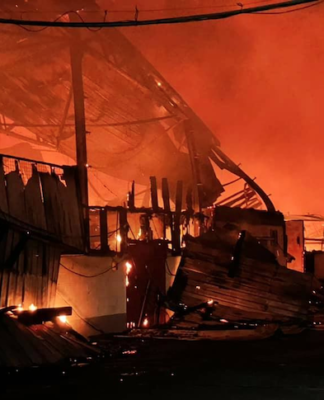 Tappoos warehouse fire, Fiji 010821