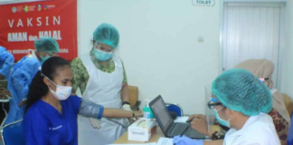Vaccinations in Karubaga Regional Hospital in Tolikara Regency, Papua