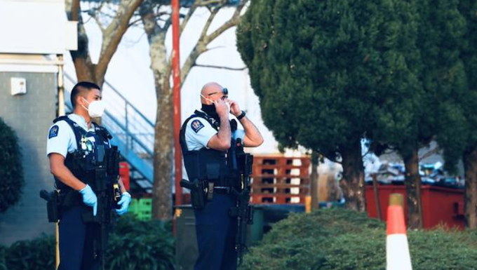 Auckland terror attacker ‘brainwashed’ by neighbours, mother says Armed police at Auckland's LynnMall