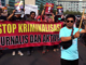 Jakarta protest against crimalisation of journalists