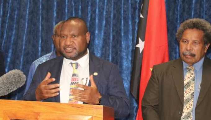 PNG prepares to impose covid lockdown in several provinces PNG PM James Marape with Foreign Minister Soroi Eoe