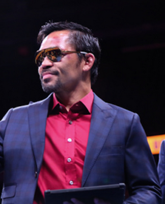 Filipino boxer-turned-politician Manny Pacquiao