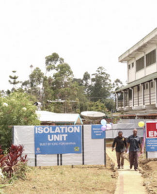 Mt Hagen Hospital's isolation unit