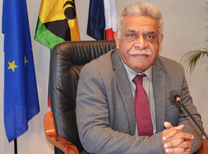 New Caledonian President Louis Mapou