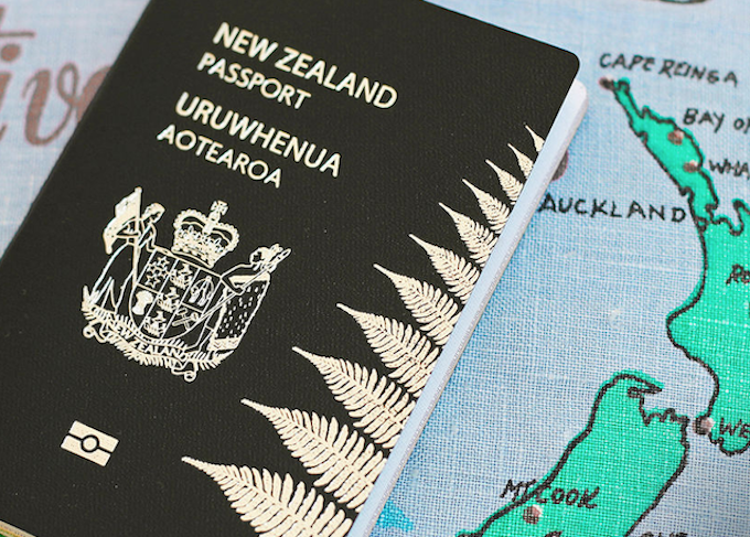 Aotearoa passport cover