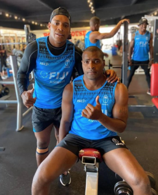 Napolioni Bolaca (left) and Josua Vakurunabili