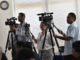 News conference in Fiji